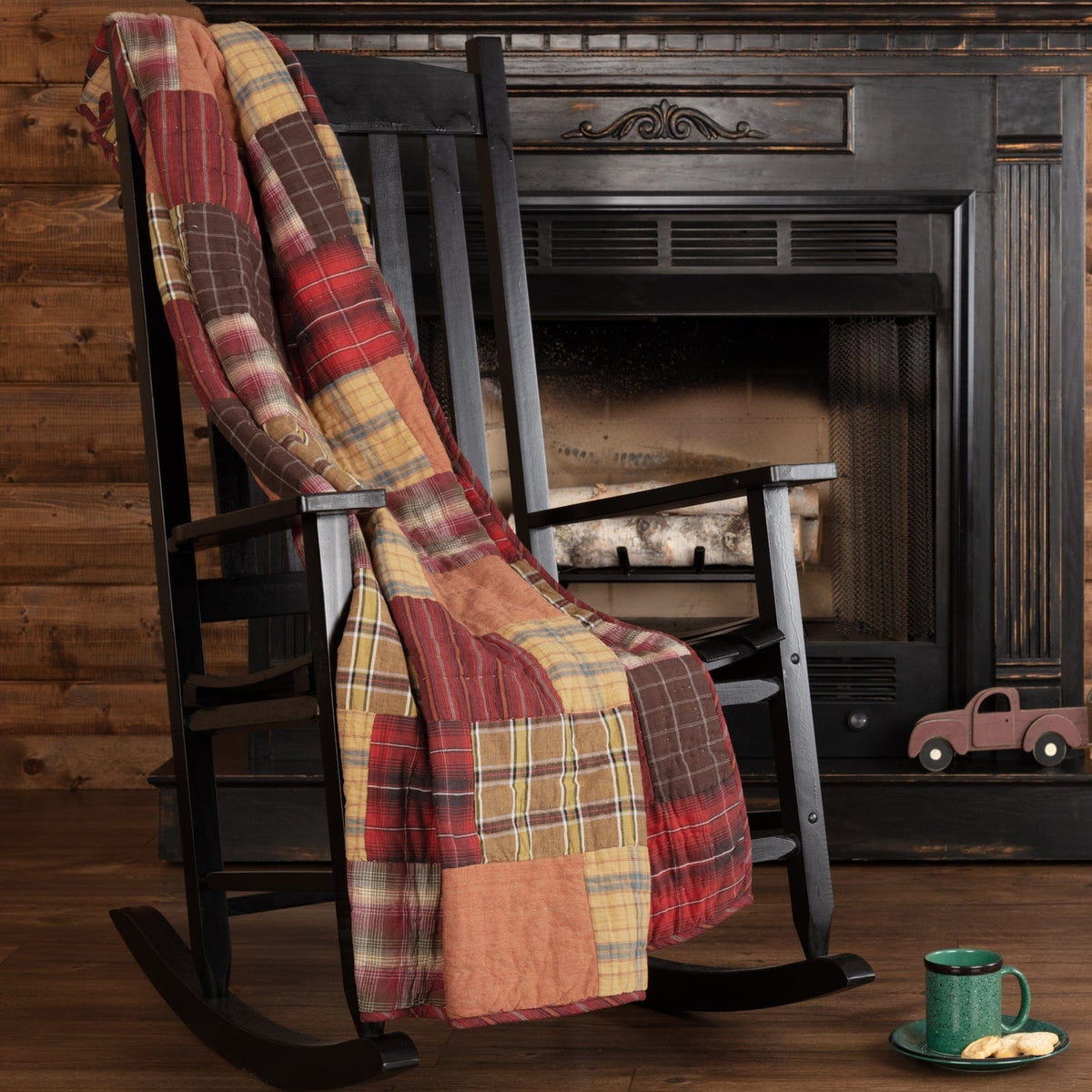 Wildlife Patch Throw – The Cabin Place
