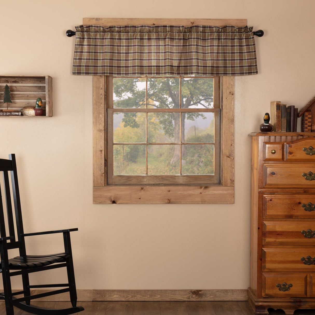 Wildlife Patch 60" Plaid Valance