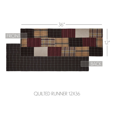 Wildlife Patch 36" Quilted Table Runner