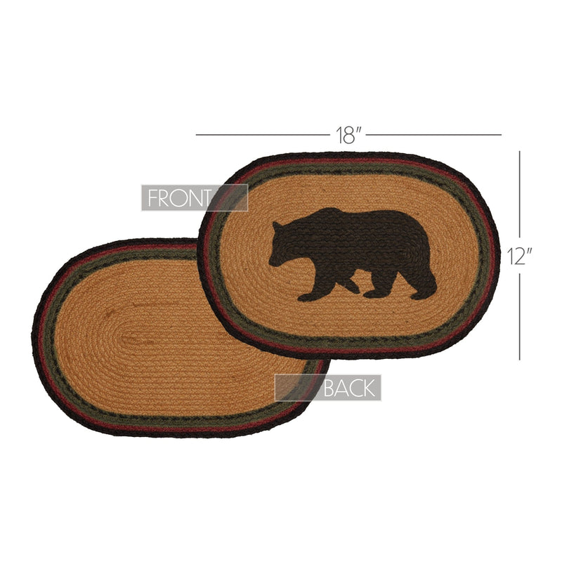 Wildlife Patch Bear Placemat Set