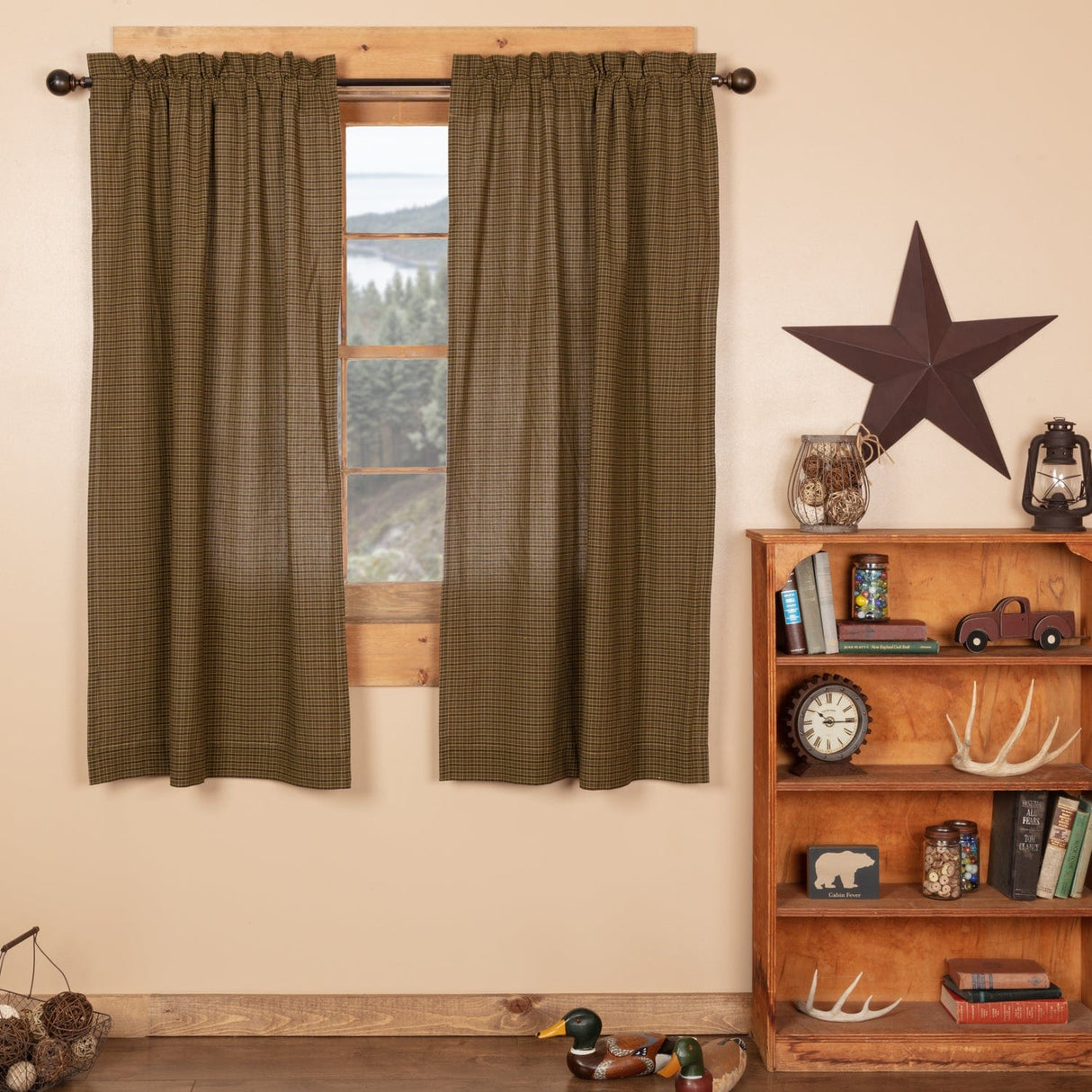 Tea Time 63" Drape Set