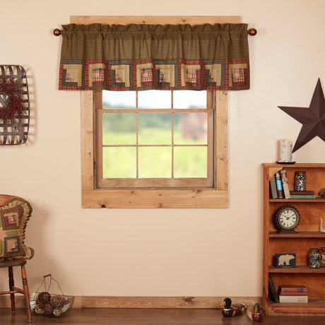 Tea Time 72" Patch Border Valance