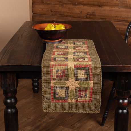 Tea Time 36" Quilted Table Runner