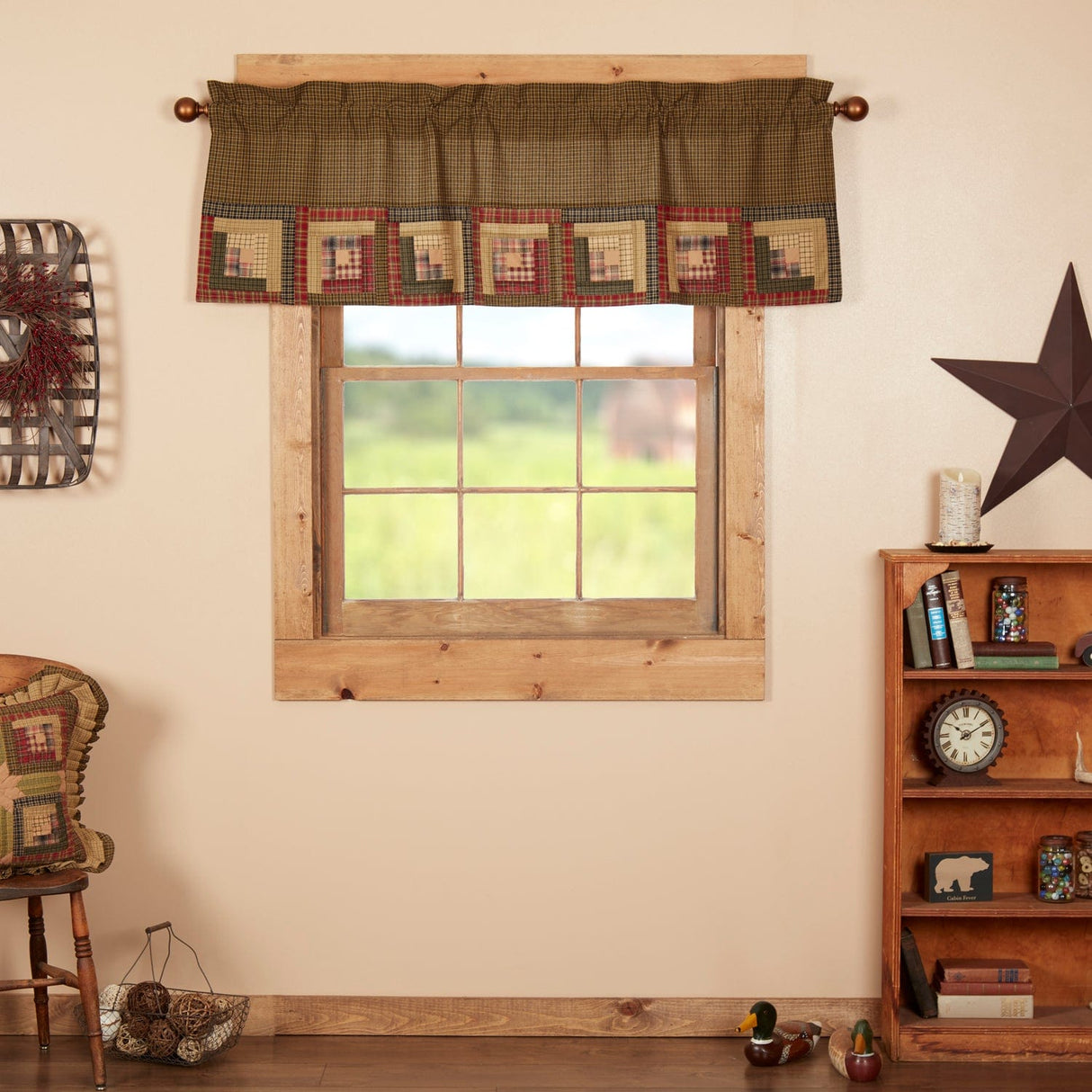 Tea Time 60" Patch Border Valance