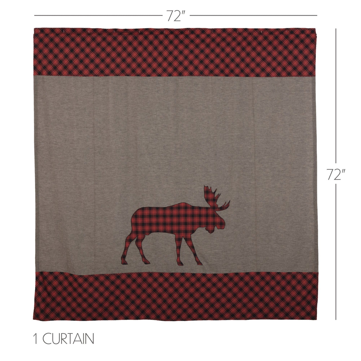 Durango Moose Shower Curtain