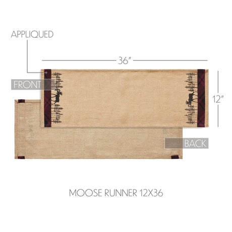 Durango Moose 36" Table Runner
