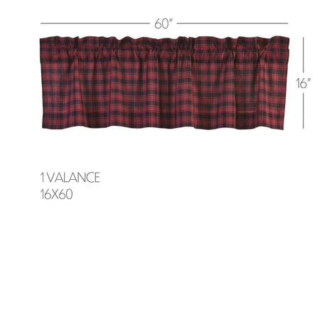 Durango 60" Plaid Valance