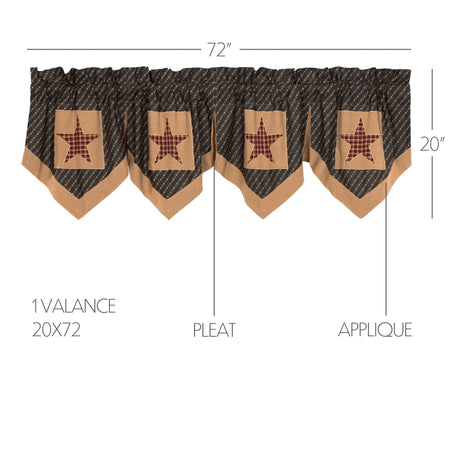 American Dream 72" Star Valance