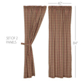 Aged Woodland 84" Drape Set