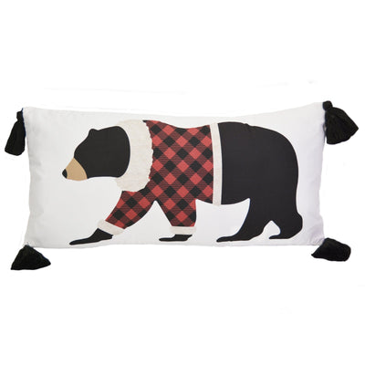 Holiday Bear Decorative Pillow