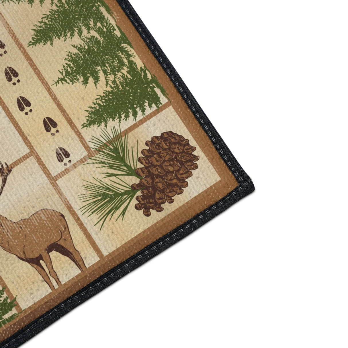 Deer Pine Non-Slip Rug