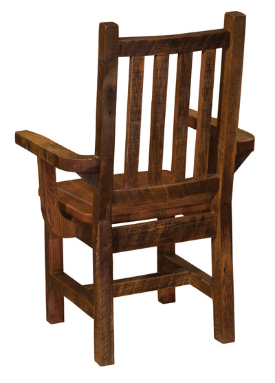 Barnwood Prairie Arm Chair