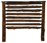 Cedar Log Modern Headboard