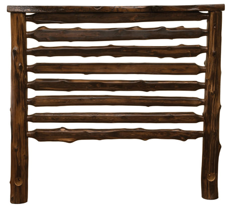 Cedar Log Modern Headboard