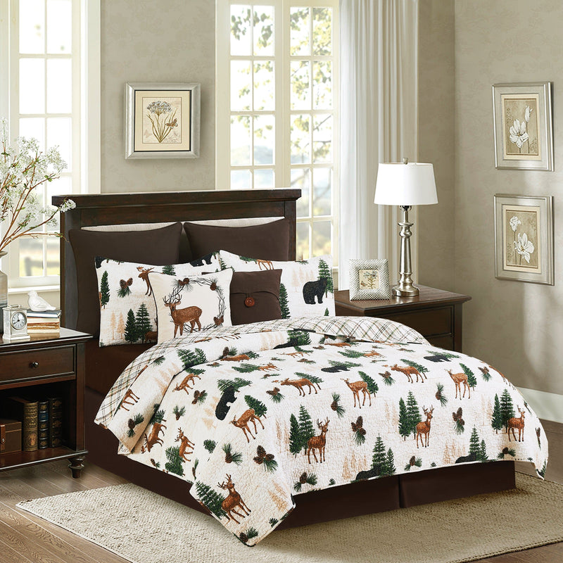 Wildlife Snow Quilt Set