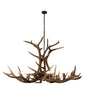 66" Elk 8 Light Antler Chandelier