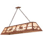 Wooded Elk 72" Oblong Pendant