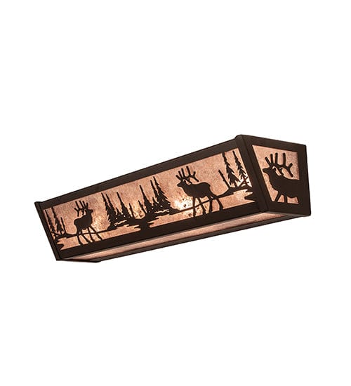 Wooded Elk 24" Vanity Light
