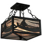 Boundary Waters 10" Square Semi Flush Mount