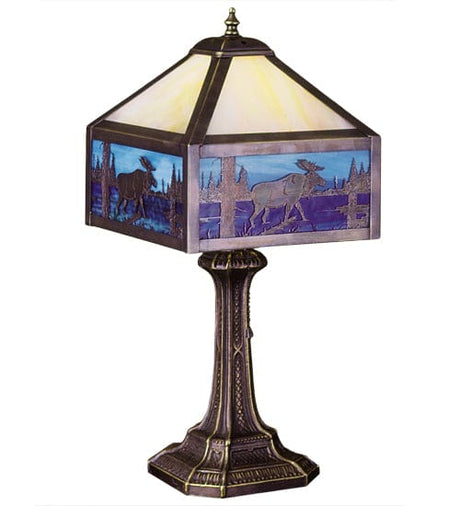 Moose Waters 20" Table Lamp