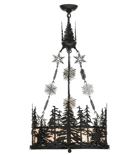 Downhill Ski 23" Inverted Pendant