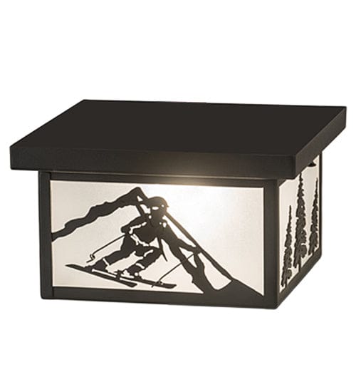 Downhill Ski 12" Square Flush Mount