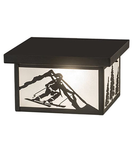 Downhill Ski 12" Square Flush Mount