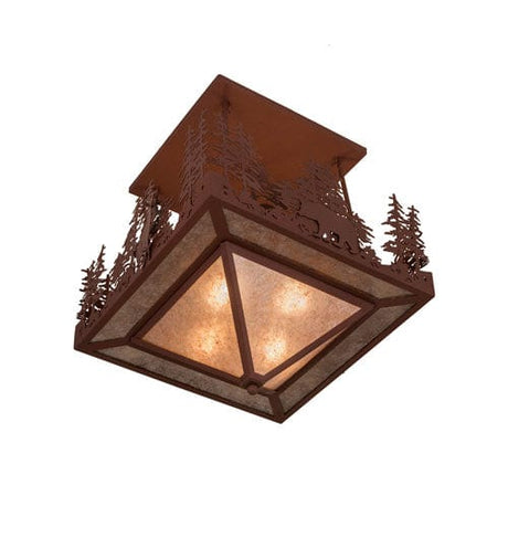 Lake Ponderosa 24" Square Flush Mount