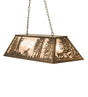 Quail Hunt 48" Oblong Pendant