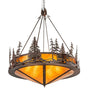Sunset Moose 54" Inverted Pendant