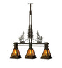 Loon Waters 30" 3 Light Island Pendant