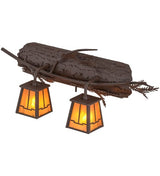 Pine Branches 25" 2 Light Wall Sconce