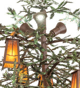 Pine Branches 62" 15 Light Chandelier