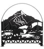 Bear Waters 30" Arched Fireplace Screen