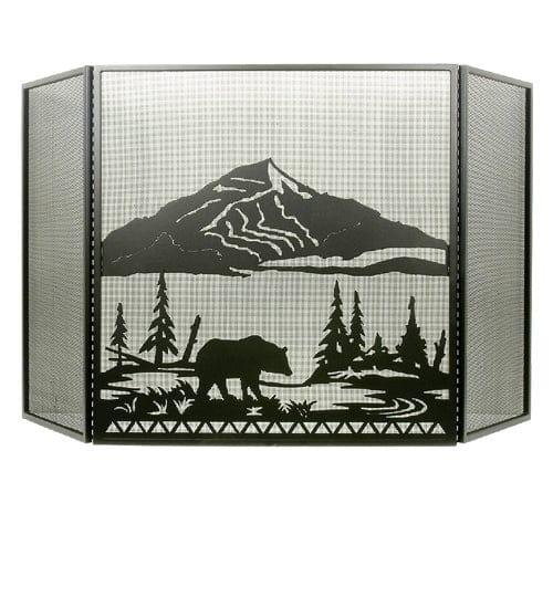 Bear Waters 69" Fireplace Screen