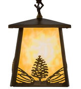 Mountain Pine 7" Square Mini Pendant