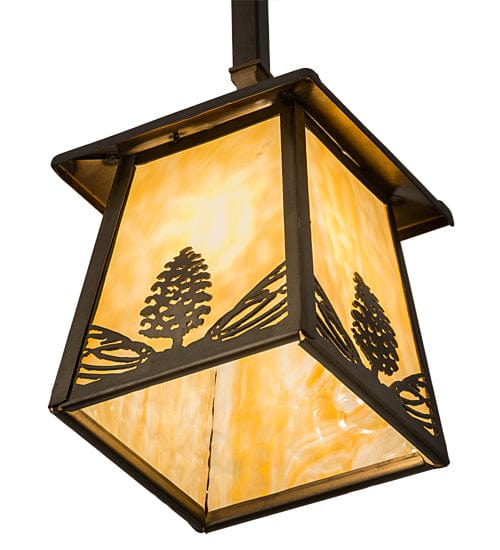 Mountain Pine 7" Square Mini Pendant