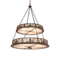 Mountain Pine 48" Two Tier Inverted Pendant