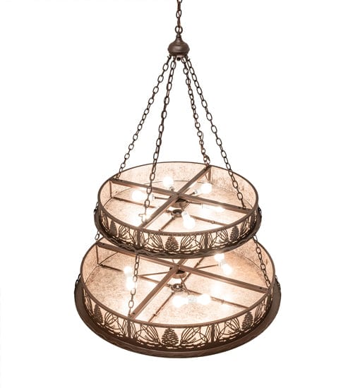 Mountain Pine 48" Two Tier Inverted Pendant