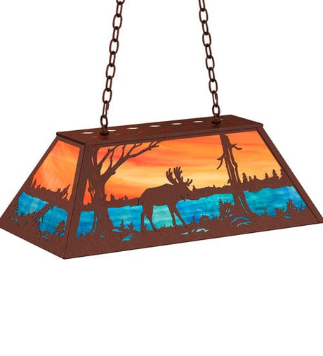 Moose Lake 33" Oblong Pendant