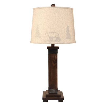 Bear Silhouette Shade Table Lamp