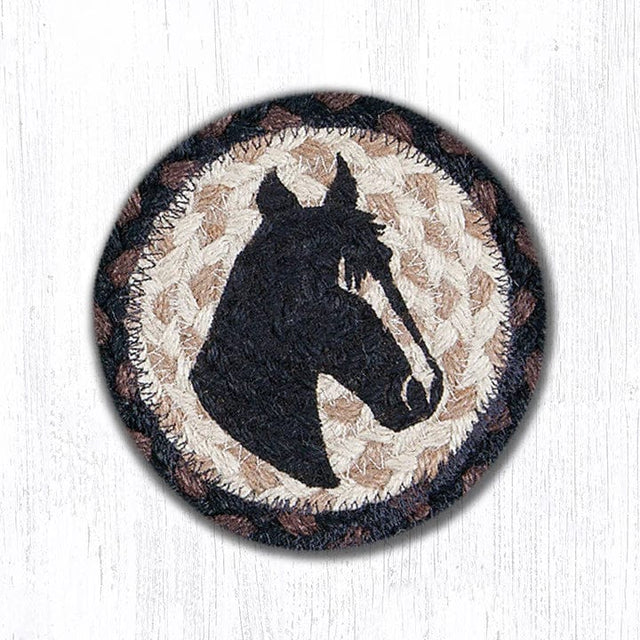 Horse Silhouette Printed Coaster