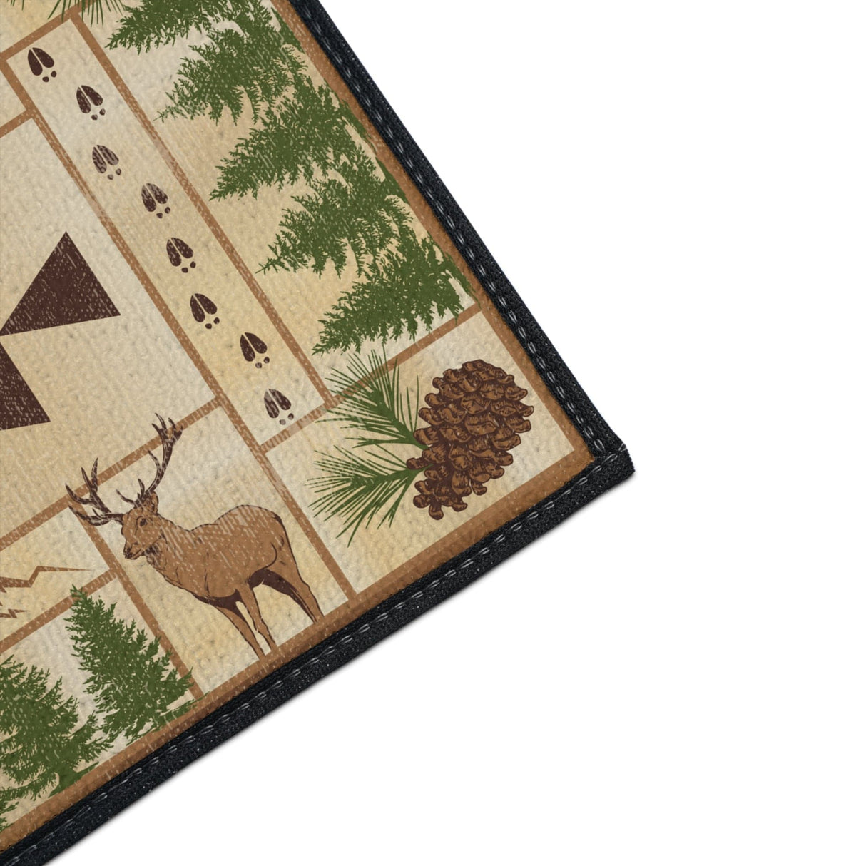 Deer Pine Non-Slip Rug