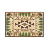 Deer Pine Non-Slip Rug