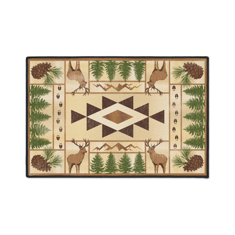 Deer Pine Non-Slip Rug