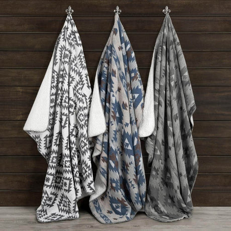 Blue Desert Throw Blanket