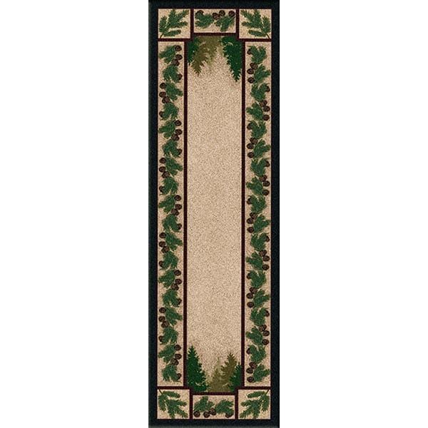 Woodland Pines 8' Round Area Rug