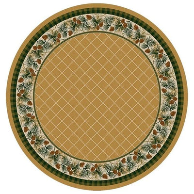 Spruce Maize 8' Round Area Rug