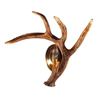 Whitetail Antler Single Wall Sconce
