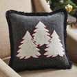 Triple Tree Woven Accent Pillow